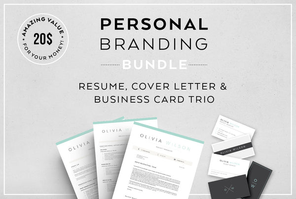 Resume Bundle - Personal branding Trio