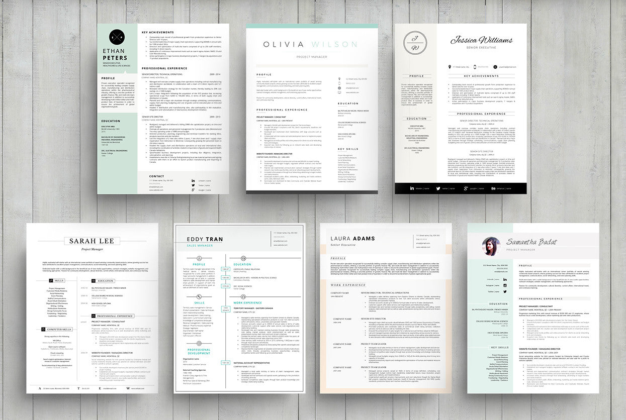 Resume Bundle - Resume & Cover Letter Templates