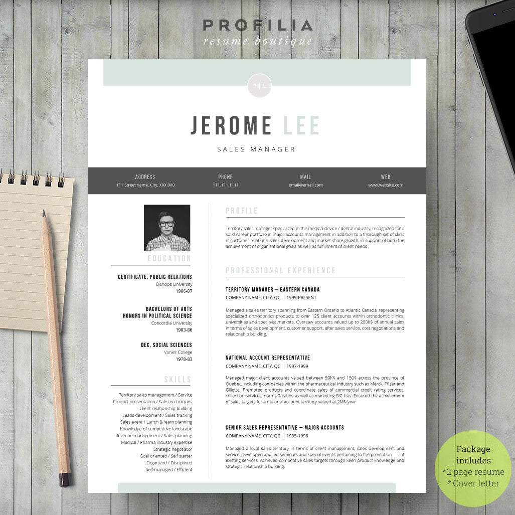 Modèle de CV et Lettre de présentation à télécharger --- Fichier en format Word modifiable (#18)